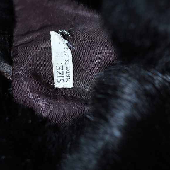 Black Rabbit Fur Coat - Picture 14 of 14